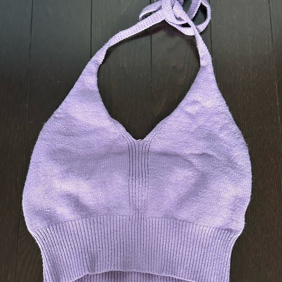 ⚡️2/$25⚡️ Purple Halter Top and Mini Skirt Matching Set | Vacation Resort Party - Picture 6 of 17